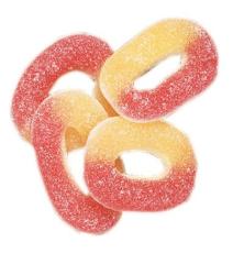 Trolli Persikoringar 1kg – Coopers Candy