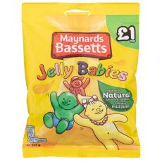 Maynards Bassetts Jelly Babies 130g – Coopers Candy