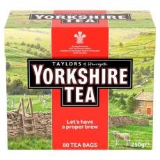 Yorkshire Tea 80 Tea Bags 250g – Coopers Candy