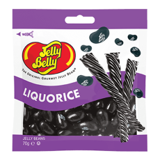 Jelly Belly Liquorice 70g – Coopers Candy
