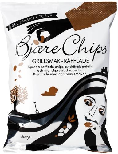 Bjäre Chips Grillsmak grillchips 200g – Coopers Candy