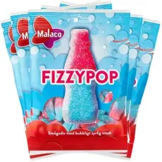 Malaco Fizzypop 80g x 5st &ndash; Coopers Candy