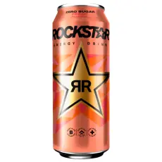 Rockstar Energy Drink Zero Sugar - Peach 50cl – Coopers Candy