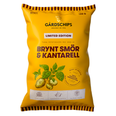 Gårdschips Brynt Smör & Kantarell 150g – Coopers Candy