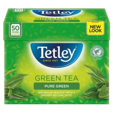 Tetley Pure Green Tea Bags 50-Pack – Coopers Candy