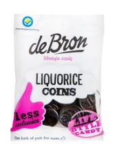 de Bron Liquorice Coins Sockerfria 100g – Coopers Candy