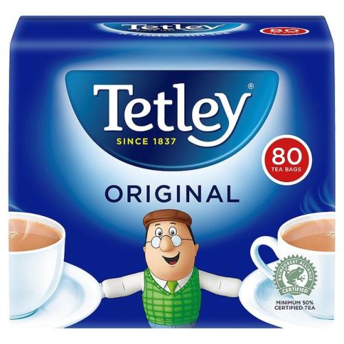 Tetley Original Tea Bags 80-pack – Coopers Candy