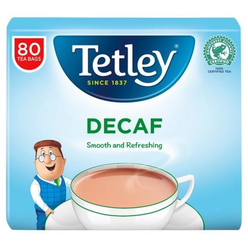 Tetley Original Decaf Tea Bags 80-Pack – Coopers Candy