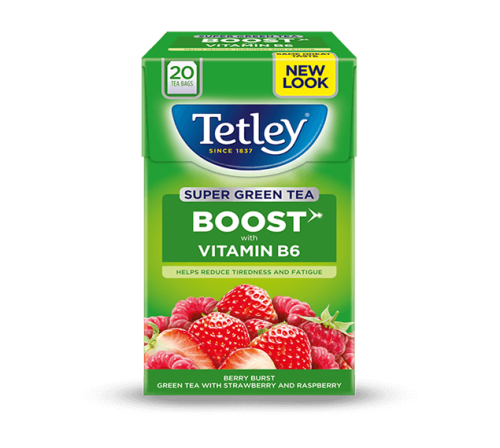 Tetley Super Green Tea Boost Berry Burst 20-Pack – Coopers Candy