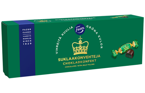 Fazer Gröna Kulor chokladpraliner 250g – Coopers Candy
