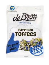 de Bron Butter Toffees Sockerfria 70g – Coopers Candy