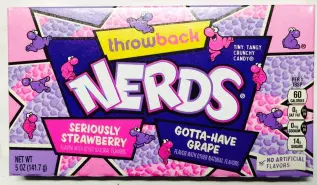 Nerds Strawberry & Grape Box 141g – Coopers Candy