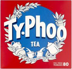 Typhoo Tea Bags 80s (232g) &ndash; Coopers Candy