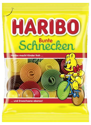 Haribo Bunte Schnecken 160g – Coopers Candy