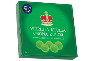 Fazer Gröna Kulor 500g – Coopers Candy