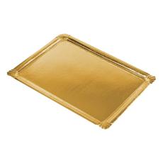 Serveringsfat Papp Rektangulär Guld 5-pack – Coopers Candy