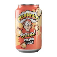 Warheads Sour Soda - Peach 355ml x 12st &ndash; Coopers Candy