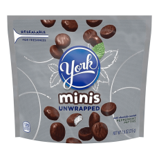 York Peppermint Patties Unwrapped Minis 215g – Coopers Candy