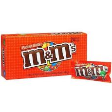 M&Ms Peanut Butter 46g x 24st – Coopers Candy