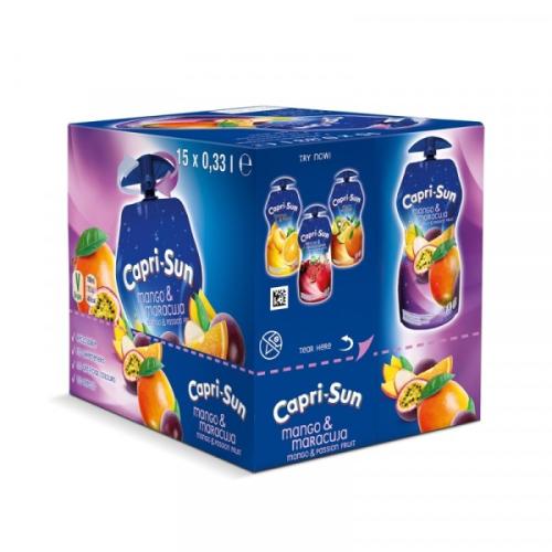 Capri-Sun Mango & Maracuja 33cl x 15st (hel låda) – Coopers Candy
