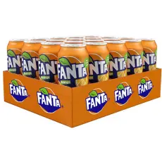 Fanta Orange 33cl x 20st (helt flak) &ndash; Coopers Candy