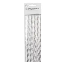 Papperssugr&ouml;r Silver Metallic 20-pack &ndash; Coopers Candy