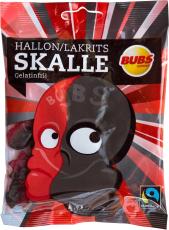 Bubs Hallonlakritsskalle 90g – Coopers Candy