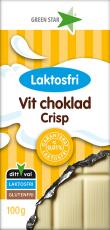Green Star Laktosfri Vit Choklad Med Crisp 100g – Coopers Candy