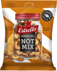 Estrella Nötmix Honung & Salt 175g – Coopers Candy