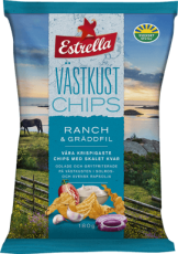 Estrella Västkustchips Ranch & Gräddfil 180g – Coopers Candy