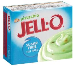 Jello Sugar Free Pudding Pistachio 28g – Coopers Candy