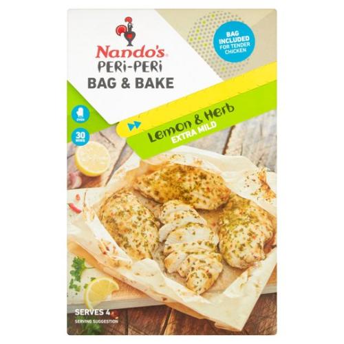 Nandos Peri Peri Bag & Bake Lemon & Herb 20g – Coopers Candy