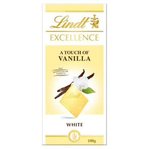 Lindt Excellence White Vanilla 100g – Coopers Candy
