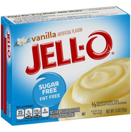 Jello Sugar Free Instant Pudding Vanilla 28g – Coopers Candy