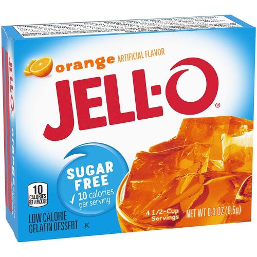 Jello Sugar Free Orange 8.5g – Coopers Candy