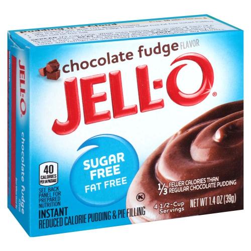 Jello Sugar Free Pudding Chocolate Fudge 39g – Coopers Candy