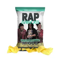 Rap Snacks Chips Migos Sour Cream With A Dab Of Ranch 71g &ndash; Coopers Candy