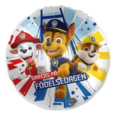 Folieballong Paw Patrol Grattis På Födelsedagen – Coopers Candy