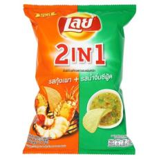 LAYS 2in1 Chips Kung Pao & Sea Sauce 73g – Coopers Candy
