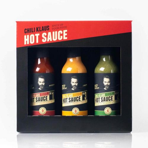 Chili Klaus Hot Sauce 3-Pack – Coopers Candy