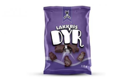 Freyja Lakkrísdýr 110g – Coopers Candy