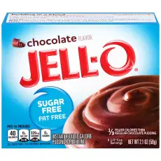 Jello Sugar Free Instant Pudding Chocolate 59g – Coopers Candy