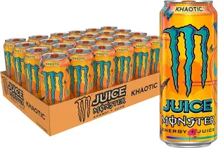 Monster Energy Juice Khaotic 50cl x 24st (helt flak) – Coopers Candy