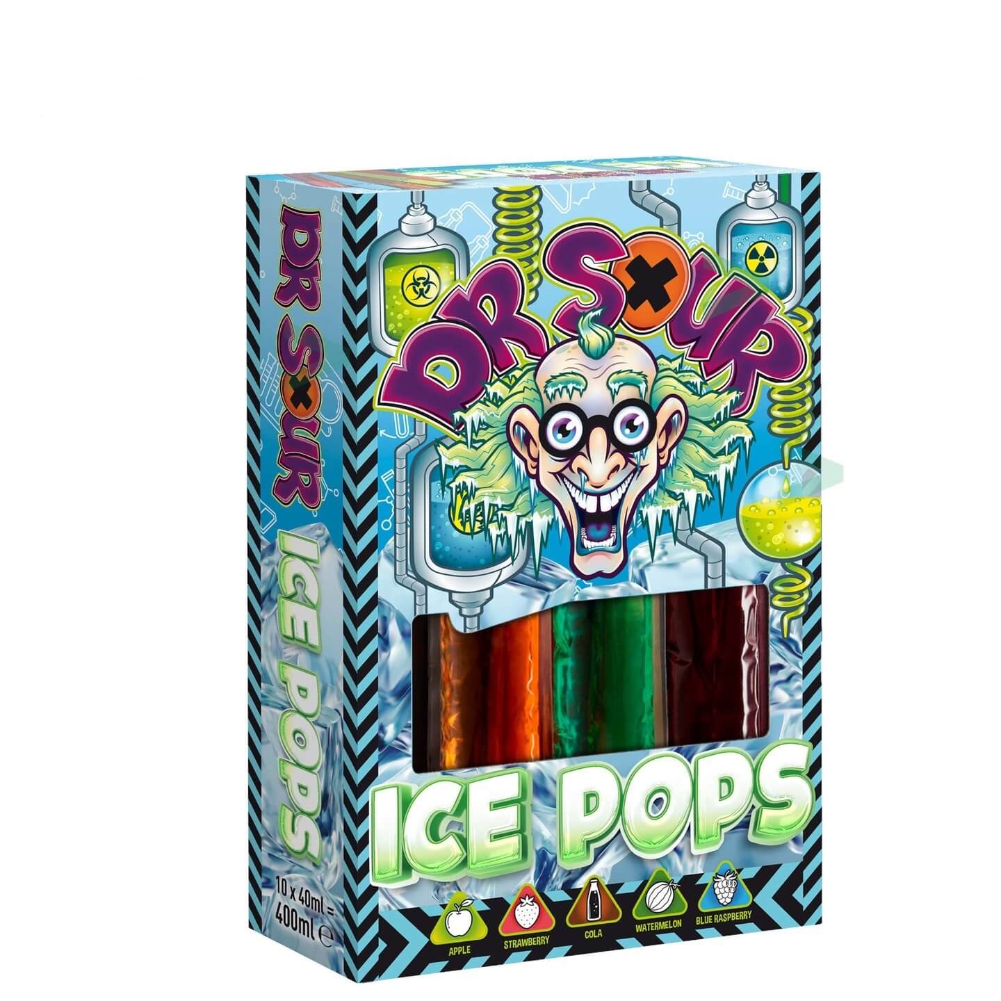 Dr Sour Ice Pops 10 x 40ml