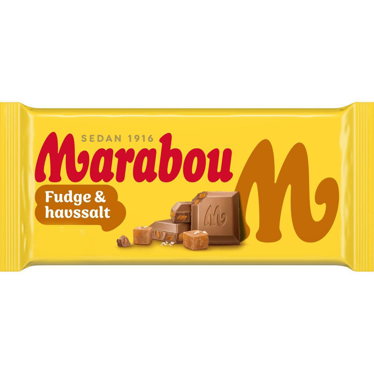 Marabou Chokoladebar Fudge & Havssalt 160g