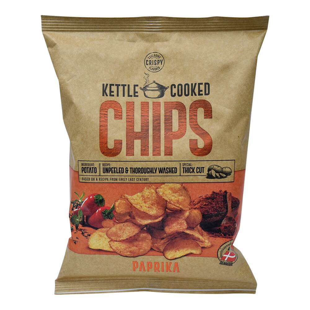 Kettle Cooked Chips Paprika 150g