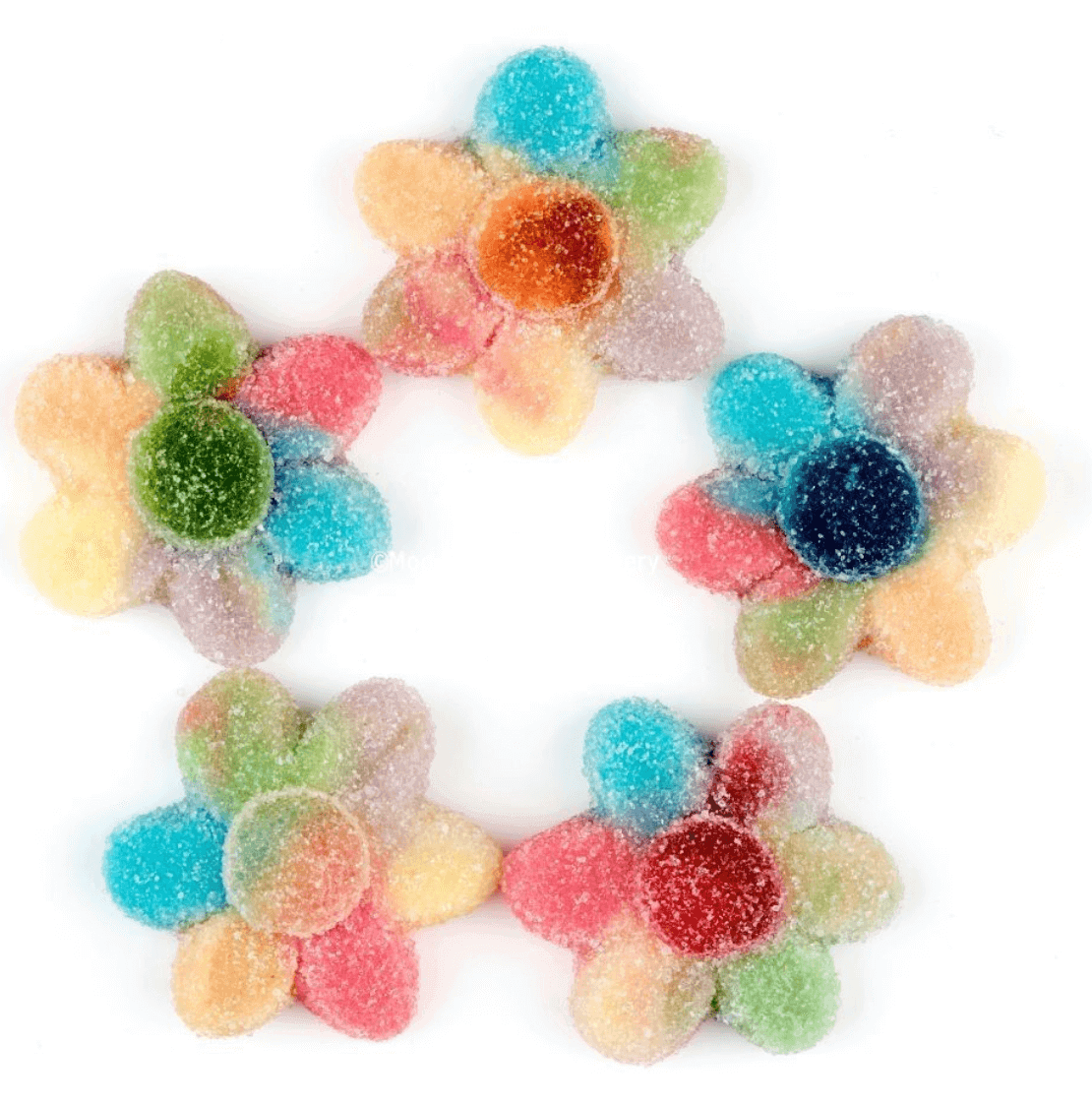 DulcePlus Sugared Rainbow Flowers 1kg