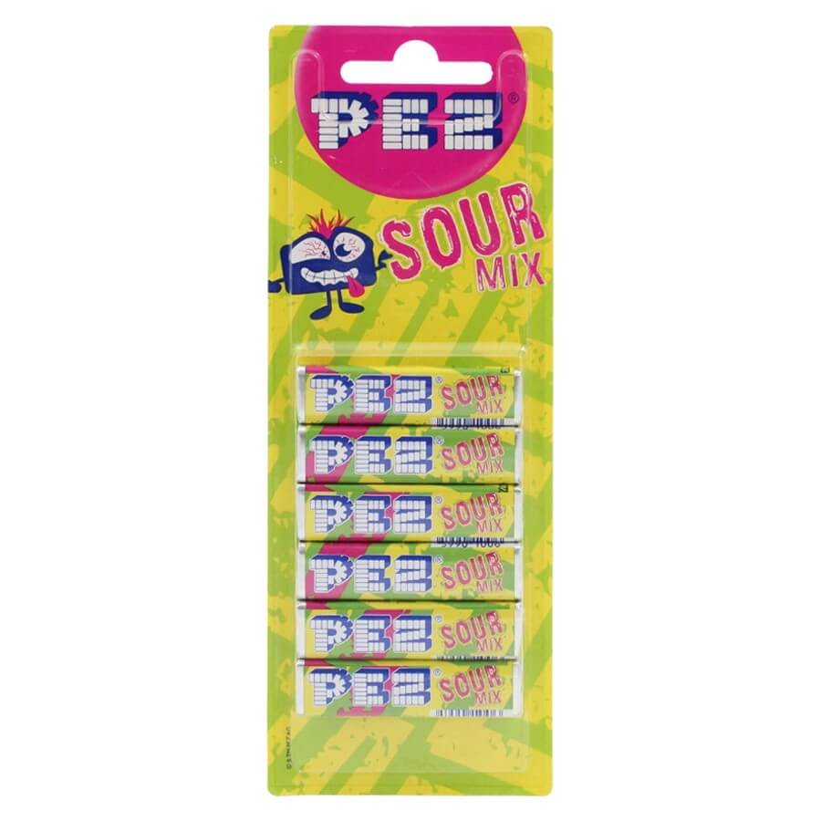 PEZ Refill Sour 6-pack 51g