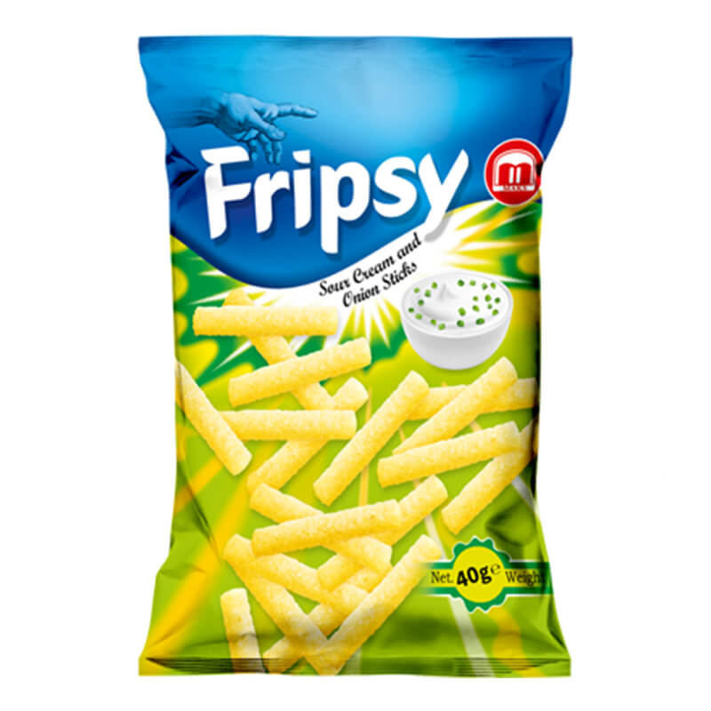 Fripsy Crispy Sticks Sourcream & Onion 120g