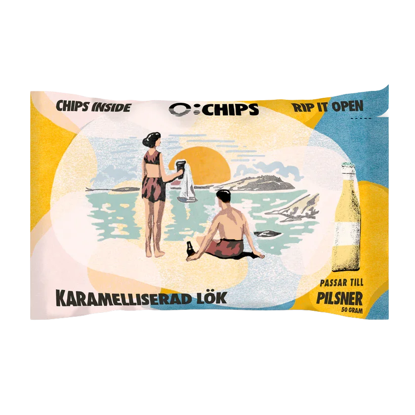 Ö-Chips Pilsner - Karameliserad Lök 50g